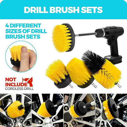 ALFLOD 30Pcs Car Detailing Kit, Car Detailing Brush Set, Car Wash Cleaning Kit, Car Dusters Extendable Handle Cleaning Exterior, Car Cleaning Gel, Car Cleaning Tools Kit for Interior, Exterior, Wheels
