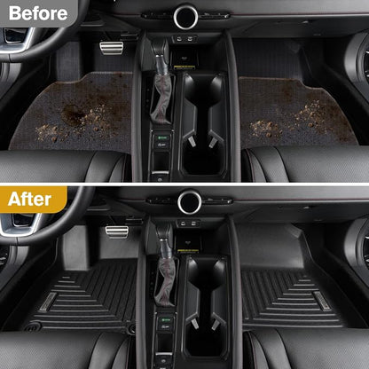 Floor Mats & Cargo Liner for KIA Sorento 2020 2019 2018 2017 2016,1st & 2nd & 3rd Row with Trunk mat Full Set,TPE All Weather Mats(Only Fits 7 Passenger Models)
