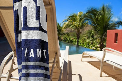 Northwest NFL New York Giants Unisex-Adult Beach Towel, 30" x 60", Stripes