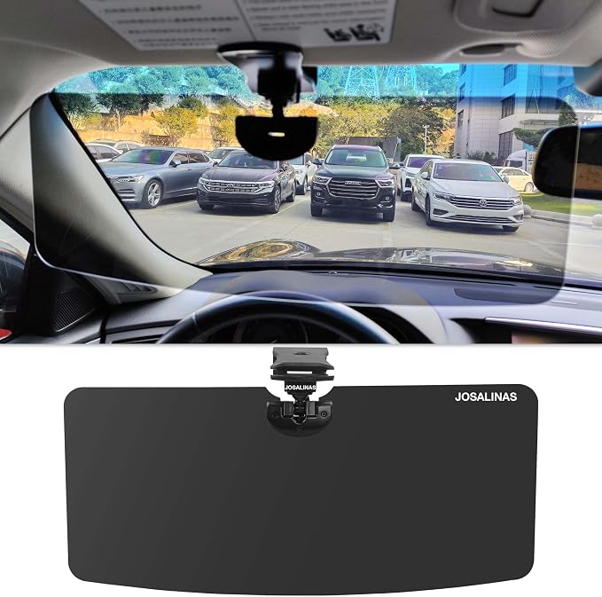 Automotive Sun Visors for Car, Van, Truck, Polarized Protection, Universal Install Anti-Glare Extender (15.35" for SUV/Car Sun Visor)