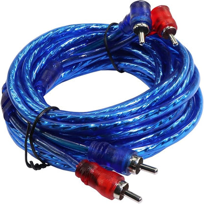 10 Gauge Car Amp Wiring Kit –Welugnal A Car Amplifier Install subwoofer Wire Wiring Kits Helps You Make Connections and Brings Power to Your Radio, Subwoofers and Speakers Amp Power Wire