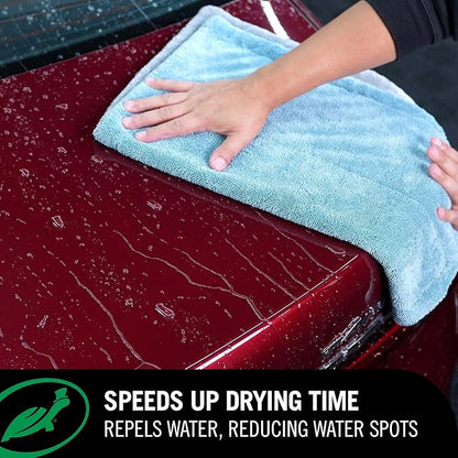 Turtle Wax T-9-6PK 1-Step Wax and Dry, Quick and Easiest Step to High Shine, for Cars, Trucks, Motorcycles and RVs, 26 oz. (Pack of 6)