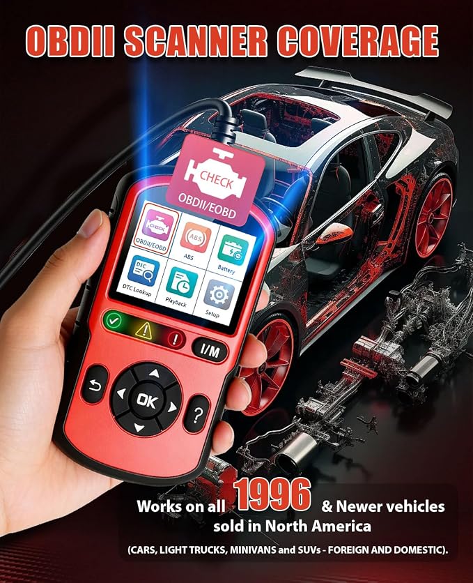 Autel OBD2 Scanner AutoLink AL549: Check Engine Code Reader ABS Diagnostic Tool, Universal Car Battery & Alternator Test, Upgrade Ver. of Autel AL519 MaxiLink ML519 OBDII CAN Diagnostic Scan Tool