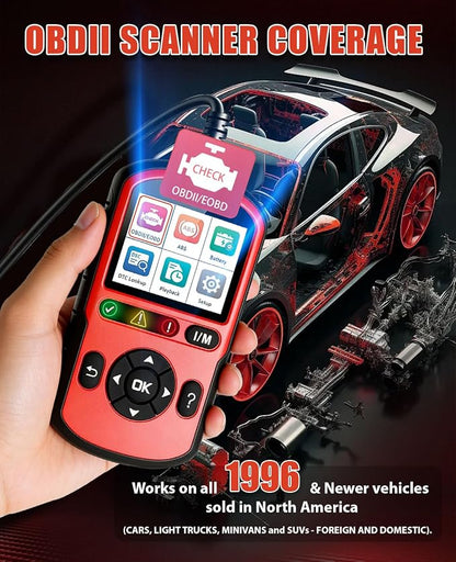 Autel OBD2 Scanner AutoLink AL549: Check Engine Code Reader ABS Diagnostic Tool, Universal Car Battery & Alternator Test, Upgrade Ver. of Autel AL519 MaxiLink ML519 OBDII CAN Diagnostic Scan Tool