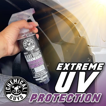 Chemical Guys TVD_104_16 Bare Bones Premium Dark Shine Spray for Undercarriage, Tires and Trim, Safe for Cars, Trucks, Motorcycles, RVs & More, 16 fl oz