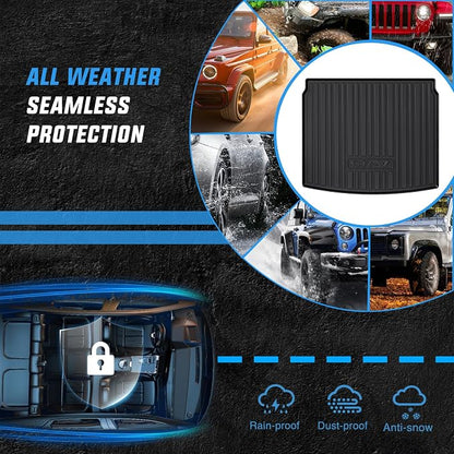 Nilight Cargo Mats for Honda CRV CR-V Upper Position only (Not for Hybrid) 2023 2024 2025 All Weather Protection Heavy Duty Cargo Liners