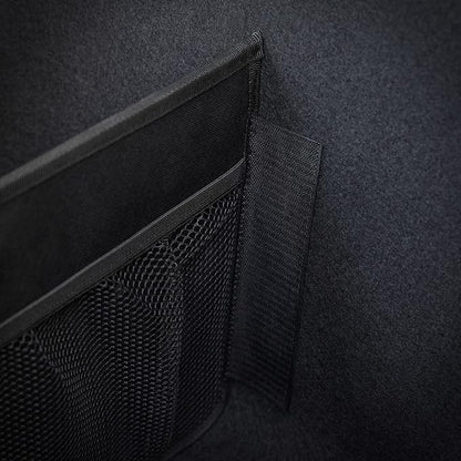KMMOTORS Sub Trunk Divider of under-floor Compatible for Model Y, Model 3 (2017-2023) – Hidden Trunk Organizer – Dividers with Mesh Pockets for Storage Separation (Set of 2)