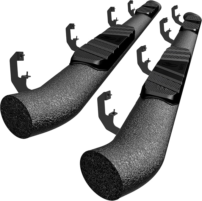 Tyger Auto 3.5" Rider Oval Tube Running Boards Compatible with 2019-2026 Chevy Silverado GMC Sierra 1500; 2020-2026 2500 3500HD | Crew Cab | TG-SS2C64931 | Side Step Rail Nerf Bars