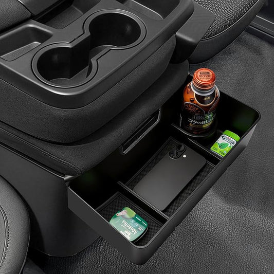 Autorder Center Console Hanging Organizer for 2019-2026 Chevy Silverado/GMC Sierra 1500 & 2020-2026 Chevrolet Silverado/Sierra 2500HD 3500HD Accessories - Split-Bench Folding Seat Only