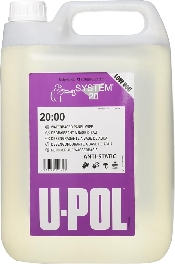 U-Pol Products 2002 System 2000 Water Base Panel Wipe - 5 Liter