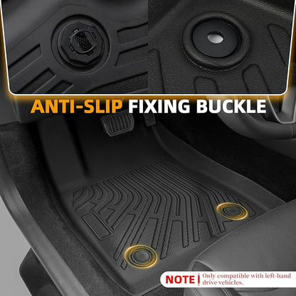 Floor Mats for Mazda CX30 2020 2021 2022 2023 2024 2025 2026, ONLY for AWD, TPE CX30 Floor Mats 1st & 2nd Row & Cargo Liner, Waterproof Summer Winter Non-Slip Floor Liners Car Accessories