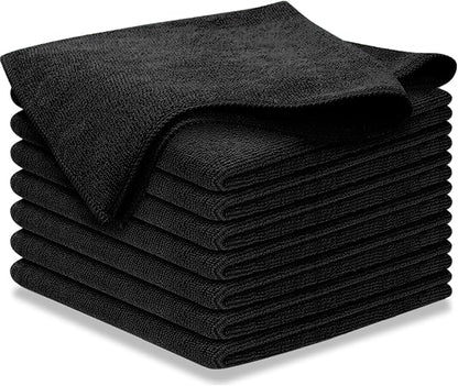 USANOOKS Premium 300GSM Microfiber Cleaning Cloth - 12.5"x12.5" High Performance - 1200 Washes, Ultra Absorbent Microfiber Towels for Cars Undercarriage, Rims & Engine Bay Cleaning - Microfiber Cloth
