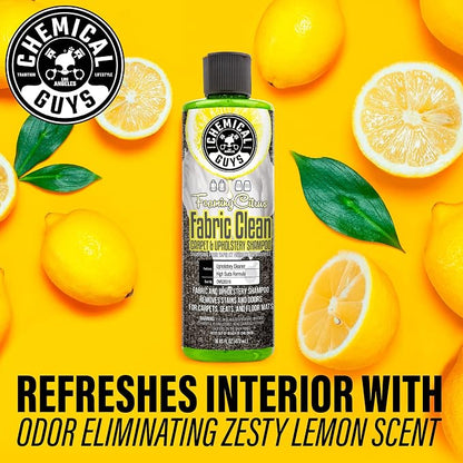 Chemical Guys CWS203 Foaming Citrus Fabric Clean Carpet & Upholstery Cleaner (Car Carpets, Seats & Floor Mats), Safe for Cars, Home, Office, & More, 128 fl oz (1 Gallon), Citrus Scent
