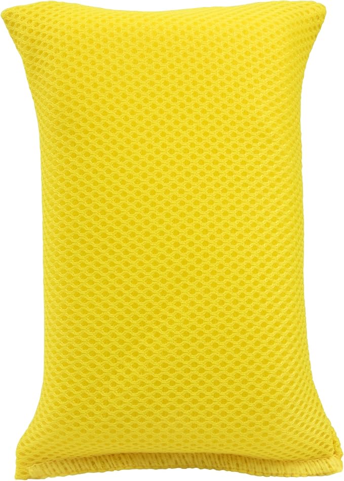 Detailer's Choice 9-24M8 Microfiber Scrub Sponge,Yellow