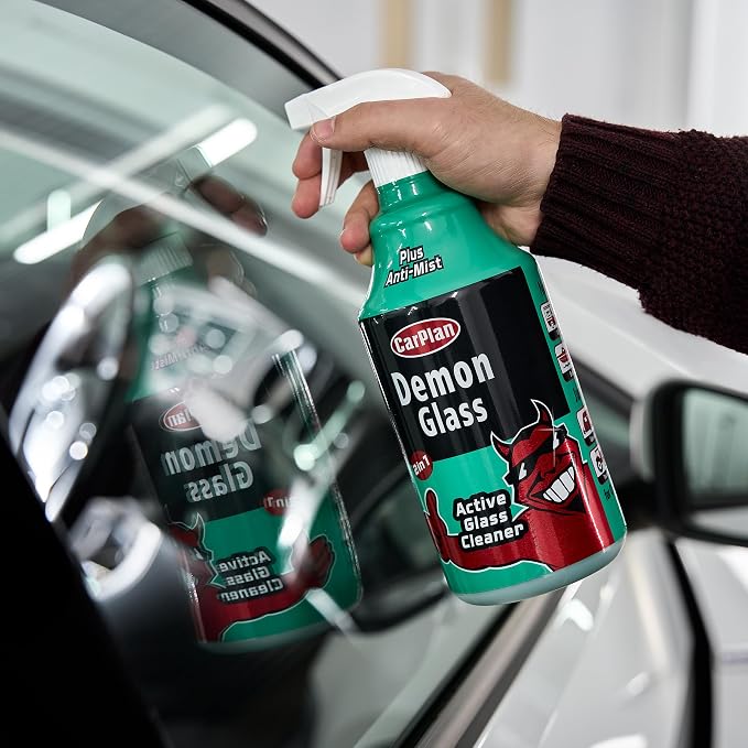 CarPlan Demon Glass 34 fl Oz (1L) - Active Glass Cleaner
