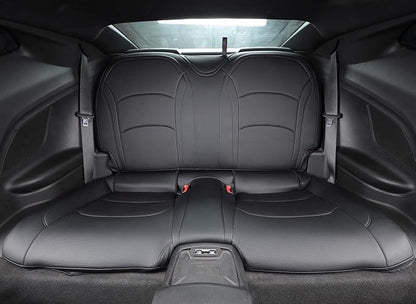 Seat Covers Custom Fit for Chevrolet Camaro 2010-2015 5th Gen Camaro LT LS SS Coupe Model Faux Leather Seat Covers…