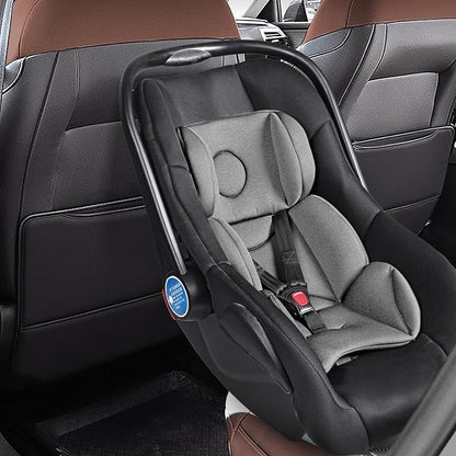 Infant Car Seat Insert Thickened, Breathable & Fold-Go Baby Head & Body Support for Infant, Soft Mesh Car Seat Cushion, Easy-Carry Protector for All Strollers & Carriers, Grey