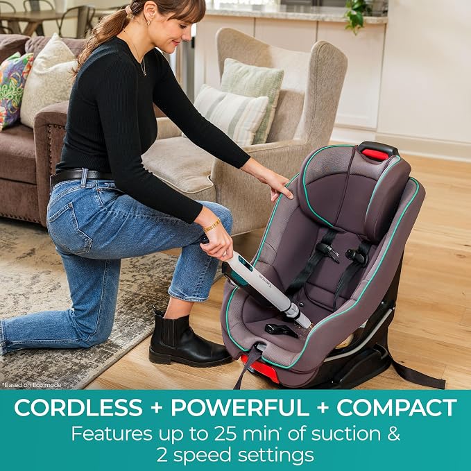 Kenmore HV3005 11.1V Brushless Cordless Handheld Vacuum Cleaner Lightweight Versatile and Portable Hand Vac Powerful Suction with 2-Speed Power Control for Pet Hair, One-Touch Empty for Car & Home