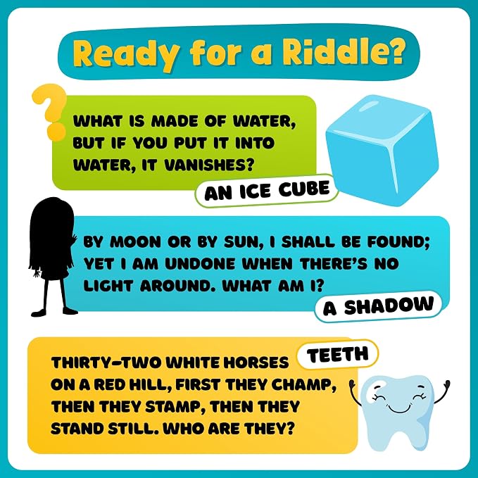 WELL BALANCED 120 Road Trip Riddles - Road Trip Car Game for Kids