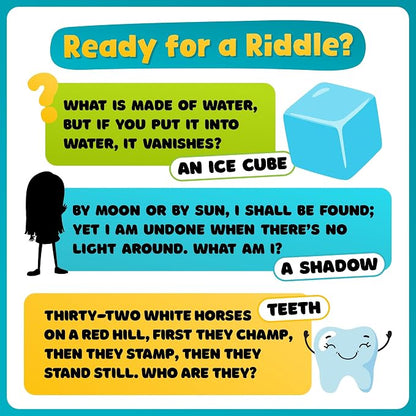 WELL BALANCED 120 Road Trip Riddles - Road Trip Car Game for Kids
