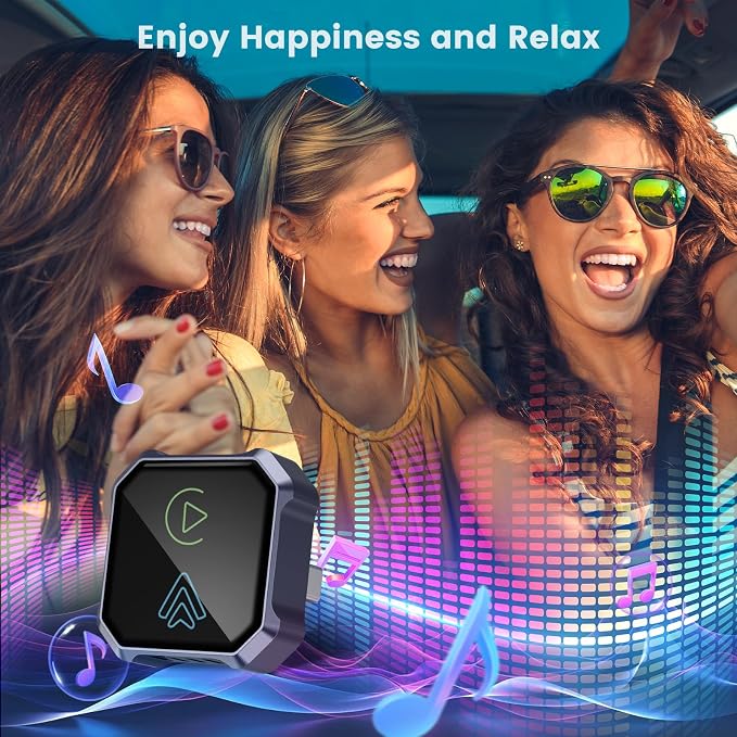 2-in-1 Wireless CarPlay Adapter for iPhone & Android Auto – Convert Wired CarPlay to Wireless, Plug & Play, Stable Connection for Daily Driving, USB & USB-C Support (Check Compatibility)