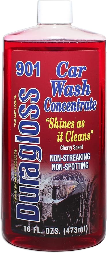 Duragloss 901 Red Car Wash Concentrate - 16 oz.