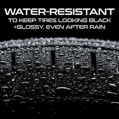 Formula 1 Black Gold, Long-Lasting Tire Shine Restores Glossy Black Color to Rubber and Plastic Trim, Water Resistant with UV Protection, 16 oz