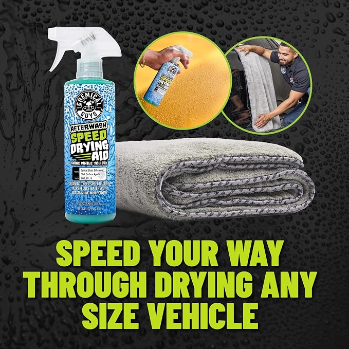 Chemical Guys After Wash Sprayable Gloss Boosting Car Wash Drying Aid - 16 oz Car Detailing Spray Helps Reduce Water Spots, Adds Shine, and Speeds Drying for Trucks, and Motorcycles
