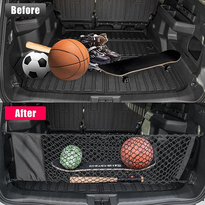 Cargo Net Compatible with 2021-2025 2026 Toyota 4Runner Envelope Style Trunk Storage and Organizer Dense Mesh with Storage Bags Luggage Net for 2025 4 Runner Accessories