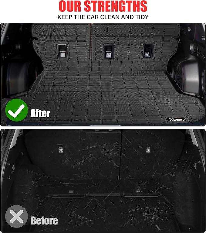 Floor Mats for 2025 2026 Forester All Weather Trunk Mat with Backrest Mat TPE Rubber Floor Liner Set Cargo Liner for 2025 2026 Forester Accessories