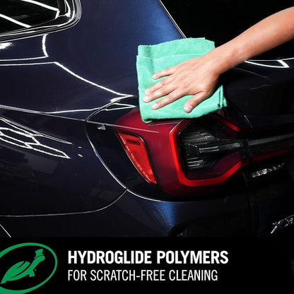 Turtle Wax Hybrid Solutions Ceramic 3-in-1 Car Detailer, Waterless Car Wash, Long-lasting HydrophobicWax Protection and High Gloss Shine, Safe For All Exterior Surfaces, 32 oz (Pack of 2)