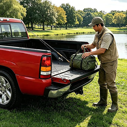 Vinyl Soft Roll Up Truck Bed Tonneau Cover Compatible with 99-07 Chevy Silverado/GMC Sierra 6.5Ft Fleetside Bed