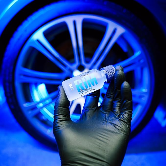 Gyeon Rim EVO Ceramic Wheel Coating Kit Brake Dust Repellent High‑Heat Resistant Hydrophobic Wheel Protectant Satin Finish Self‑Cleaning Ceramic Protection for Alloy Painted Rims