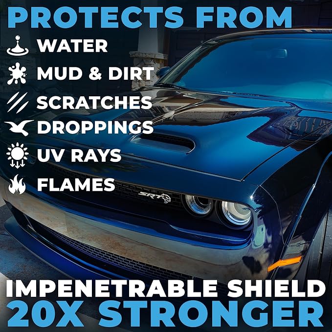 Flowgenix™ Waterless Car Wash Spray - Grand Finale - Motorcycle Cleaner & Car Wax Polish (8 oz) - Ceramic Coating - Incl. 2 Microfiber Towels - Quick Detailer Spray to Make Your Vehicle Shine