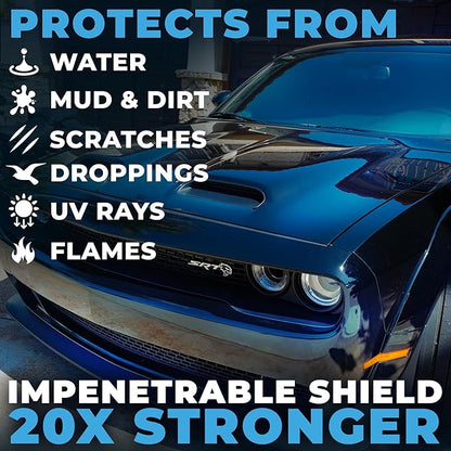 Flowgenix™ Waterless Car Wash Spray - Grand Finale - Motorcycle Cleaner & Car Wax Polish (8 oz) - Ceramic Coating - Incl. 2 Microfiber Towels - Quick Detailer Spray to Make Your Vehicle Shine