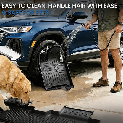 Floor Mats Set for 2023-2025 2026 2027 Honda HR-V, All Weather TPE Backrest Mat Trunk Mat Cargo Liner Door Sill Guards Accessories for HRV