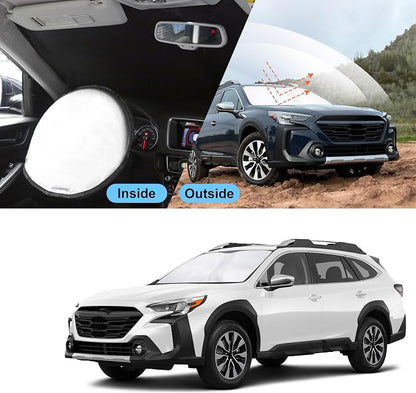 TINGLU Sun Shade for Subaru Outback SUV,Base, Premium,Limited,Touring 2020-2025 Accessories Windshield Sun Shade Window Shade UV Rays Protection Sun Visor Cover