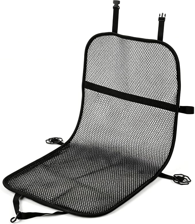 3D Air Mesh Cooling Car Seat Cushion,Integrated-Type,Black | Ventilated pad for car SUV truck van pickup, 3D Air Mesh Cooling design, Cool and comfortable during long drives