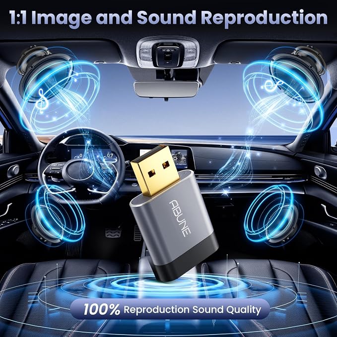 2025 Mini Wireless CarPlay Adapter for iPhone & Android Auto, Easy to Use Bluetooth Dongle with Fast Stable Connection, Converts Wired to Wireless Car Play Adapter, for 2016+ Vehicles with USB-A/C
