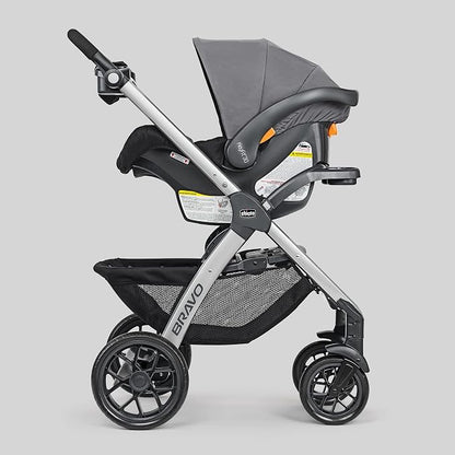 Chicco KeyFit 30 Infant Car Seat and Base, Rear-Facing Seat for Infants 4-30 lbs., Infant Head and Body Support, Compatible with Chicco Strollers, Baby Travel Gear | Calla/Grey