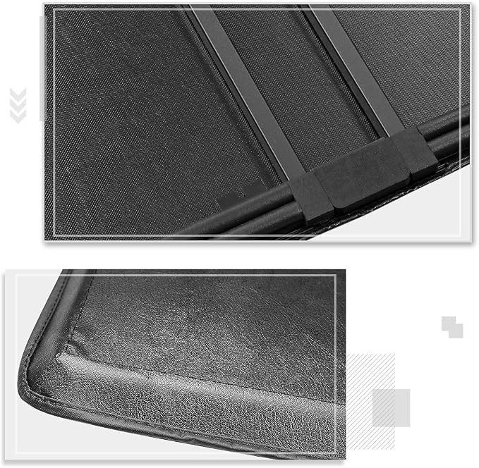 Vinyl Top Soft Tri-Fold Truck Bed Tonneau Cover Compatible with 2019-2024 Ford Ranger, fits 5ft Fleetside Bed Models