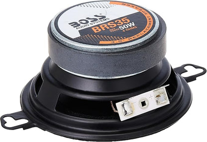 BOSS Audio Systems BRS35 3.5 Inch Replacement Car Door Speaker - 50 Watts Max, Sold Individually