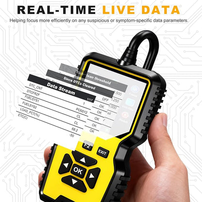 V519 OBD2 Scanner Diagnostic Tool with Reset, Quickly Diagnose Car’s Issue, Vehicle Check Engine Code Reader, I/M Readiness, Car OBDII Scan Tool for 1996 OBD2 Protocol Vehicle