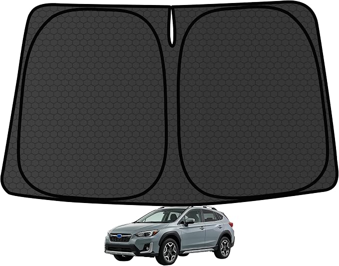 Crosstrek Customized Windshield Sun Shade for 2018 2019 2020 2021 2022 2023 2024 2025 2026 Crosstrek Front Window Sunshade Visor Protector Foldable Blocks UV Rays Keep Car Cooler Accessories