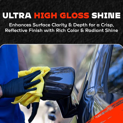 BLAZON Ceramic Detailer Spray Coating- Hydrophobic Shine & Surface Protection- Glossy Ceramic Clear Coat Paint Sealant- Cars, Trucks, Motorcycles, RVs, Boats & More- 16 fl oz