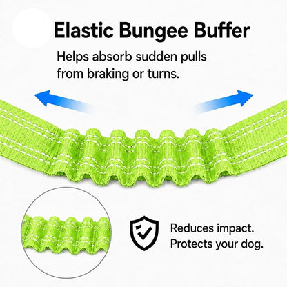Dog Seat Belt 2Pcs, Retractable Pet Car Harness, Adjustable Dog SeatBelts for Vehicle, Nylon Pet Safety with Elastic Bungee
