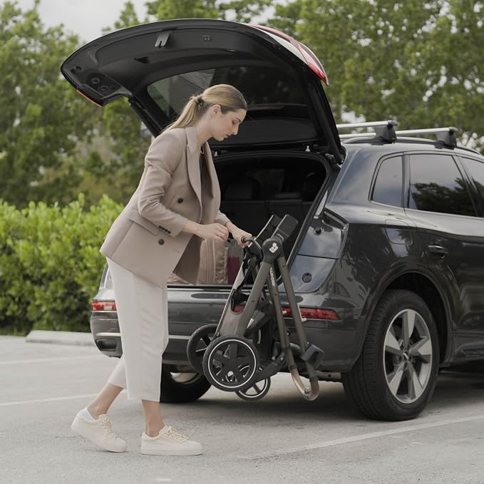 Maxi-Cosi Zelia 2 Luxe 5-in-1 Modular Travel System, New Hope Tan
