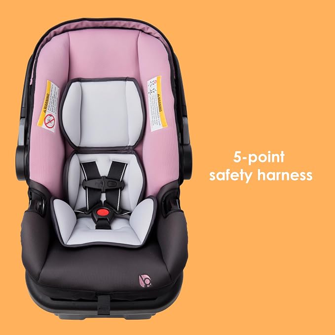 Baby Trend EZ-Lift™ PRO Infant Car Seat, Dash Rose – Lightweight Premium Carry, Plush Infant Cushioning, Adjustable Harness Support