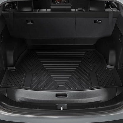 YITAMOTOR Cargo Trunk Liner Compatible with 2023-2025 Honda Pilot, Cargo Mat with Backrest Mat Behind 3rd Row Back Seat Protector, All Weather Custom Fit Black Cargo Mats