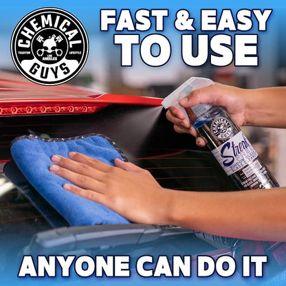 Chemical Guys CLD300 Streak Free Glass & Window Cleaner (Works on Glass, Windows, Mirrors, Navigation Screens & More; Car, Truck, SUV and Home Use), Ammonia Free & Safe on Tinted Windows, 128 fl oz